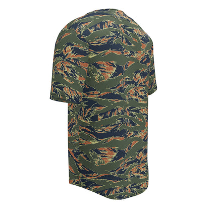 Equador Tiger Stripe Orange CAMO Unisex Baseball Jersey