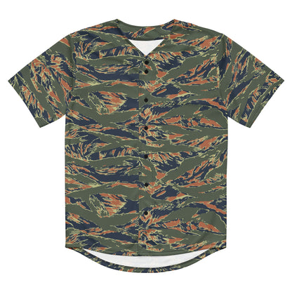 Equador Tiger Stripe Orange CAMO Unisex Baseball Jersey
