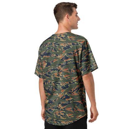 Equador Tiger Stripe Orange CAMO Unisex Baseball Jersey
