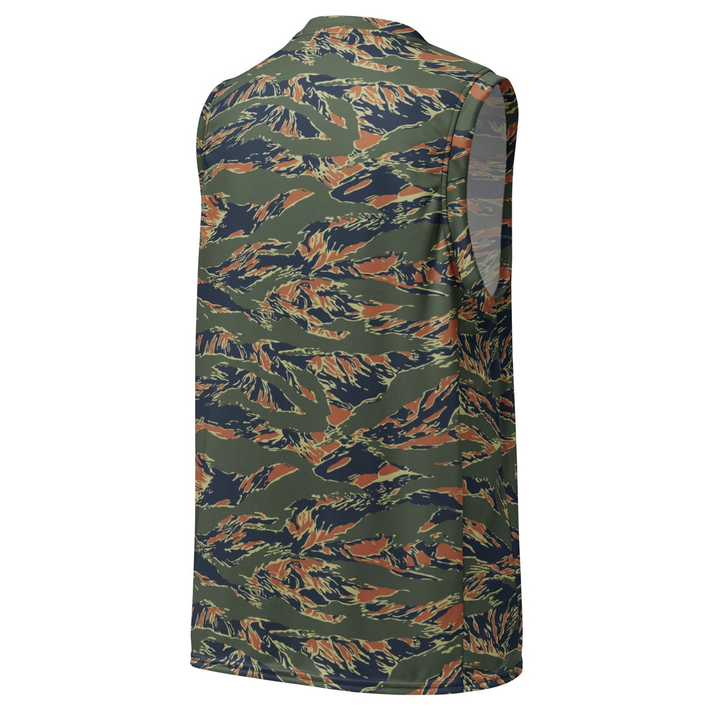 Equador Tiger Stripe Orange CAMO Unisex Basketball Jersey
