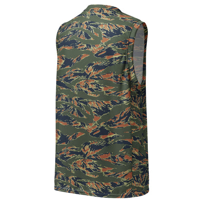 Equador Tiger Stripe Orange CAMO Unisex Basketball Jersey