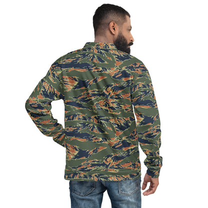 Equador Tiger Stripe Orange CAMO Unisex Bomber Jacket