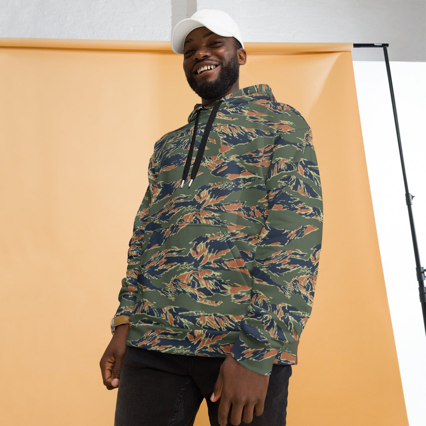 Equador Tiger Stripe Orange CAMO Unisex Hoodie