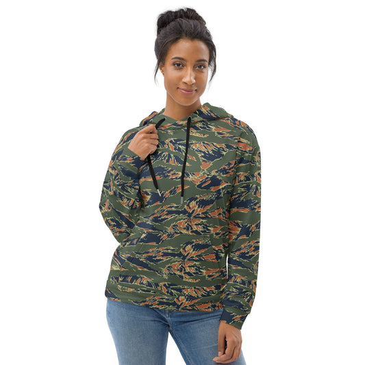 Equador Tiger Stripe Orange CAMO Unisex Hoodie