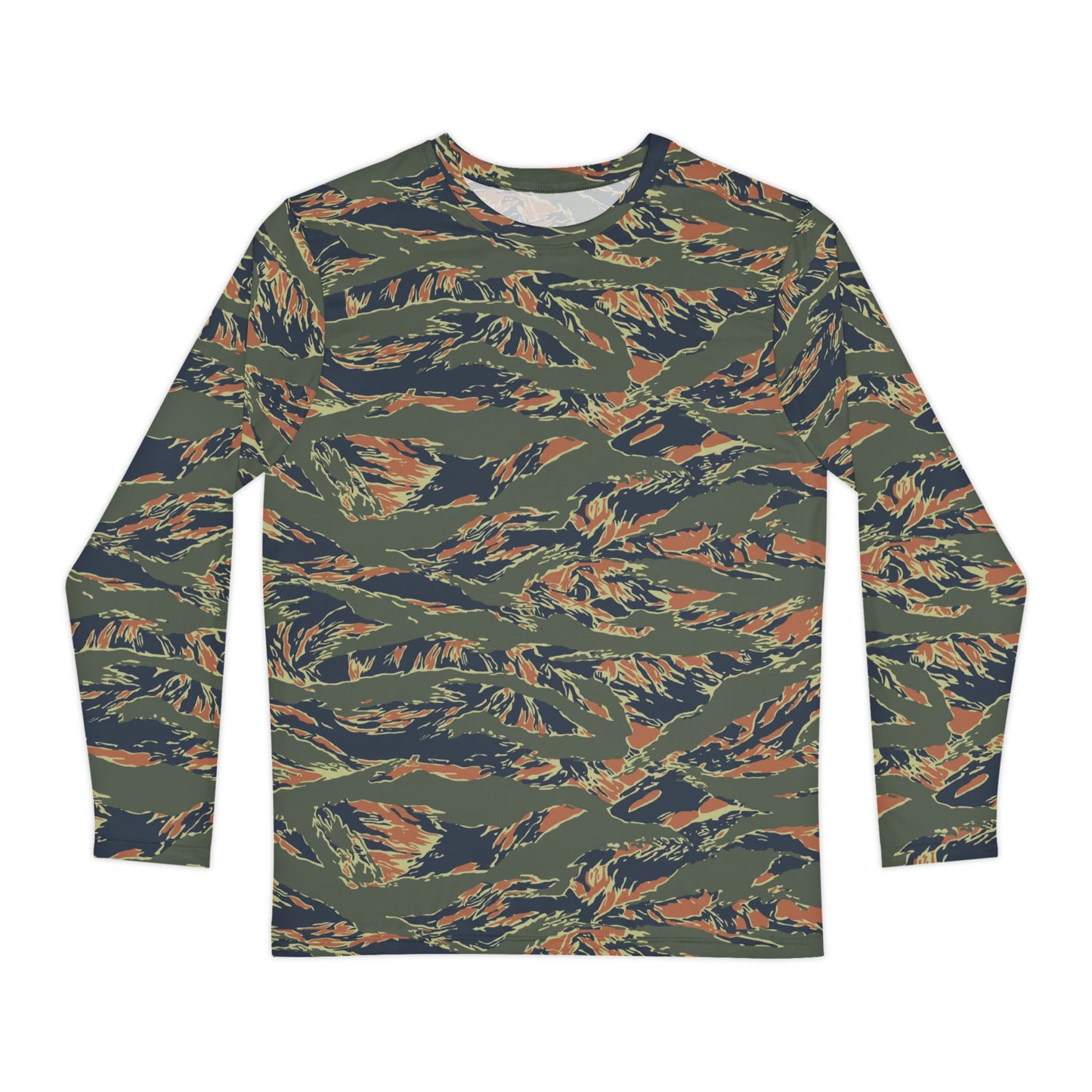 Equador Tiger Stripe Orange CAMO Unisex Long-Sleeve Shirt - XS