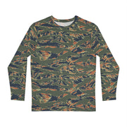 Tiger Stripe Volcanic Ember CAMO Unisex Long-Sleeve Shirt - XS