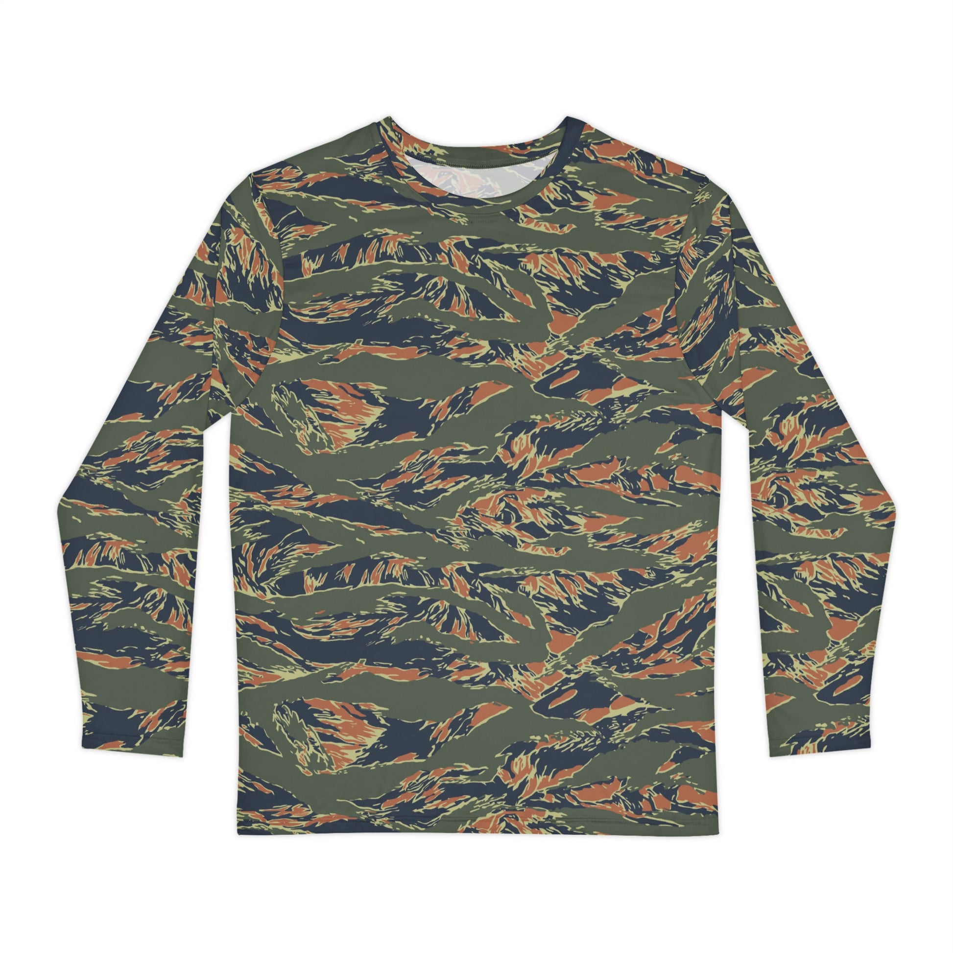 Equador Tiger Stripe Orange CAMO Unisex Long-Sleeve Shirt - XS