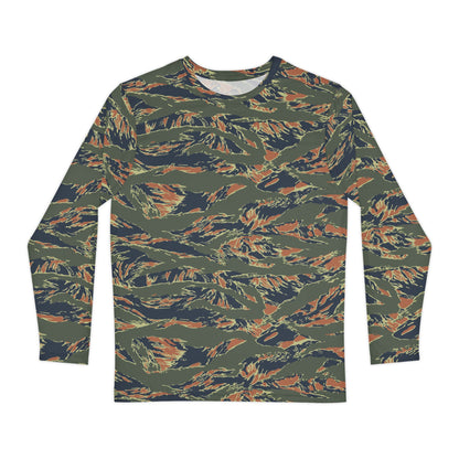 Equador Tiger Stripe Orange CAMO Unisex Long-Sleeve Shirt - XS