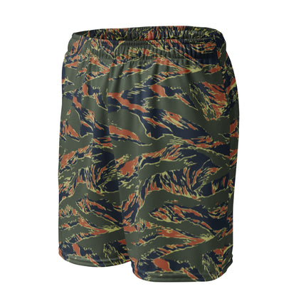 Equador Tiger Stripe Orange CAMO Unisex Mesh Shorts