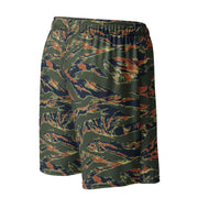 Tiger Stripe Volcanic Ember CAMO Unisex Mesh Shorts