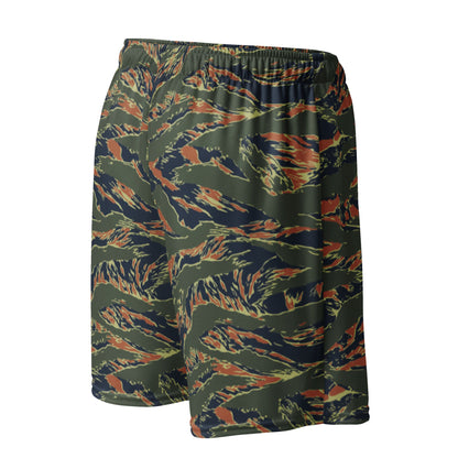 Equador Tiger Stripe Orange CAMO Unisex Mesh Shorts