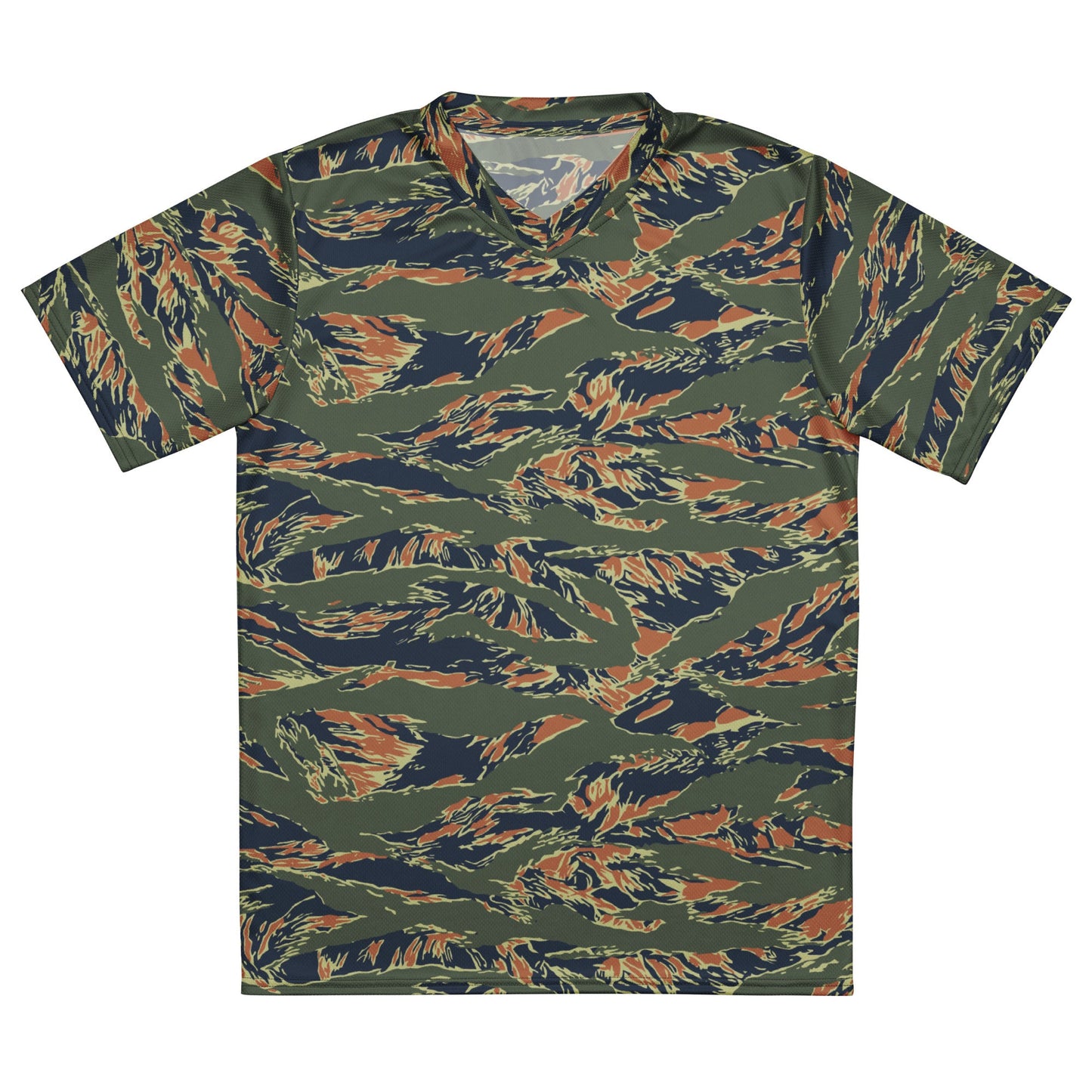 Equador Tiger Stripe Orange CAMO Unisex Sports Jersey