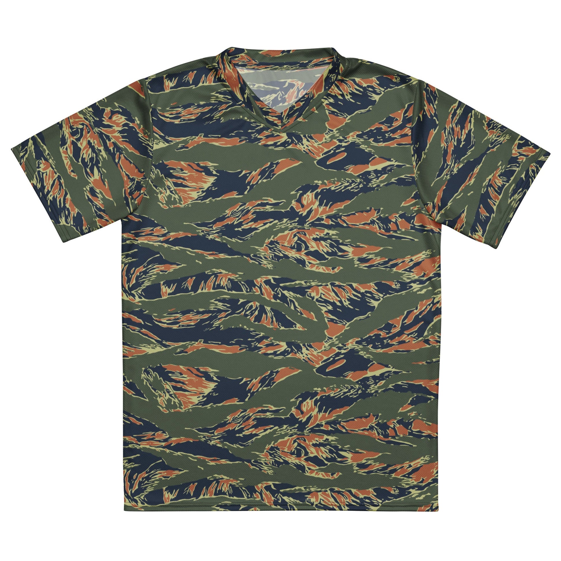 Equador Tiger Stripe Orange CAMO Unisex Sports Jersey