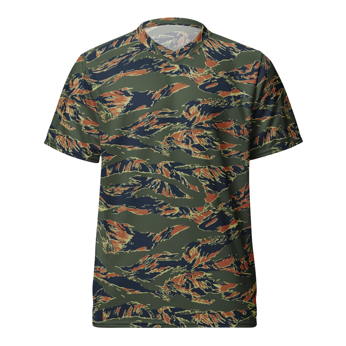 Equador Tiger Stripe Orange CAMO Unisex Sports Jersey