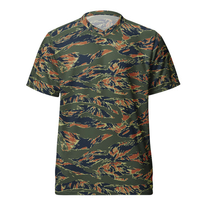 Equador Tiger Stripe Orange CAMO Unisex Sports Jersey