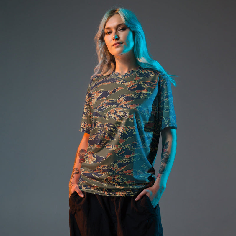 Tiger Stripe Volcanic Ember CAMO Unisex Sports Jersey