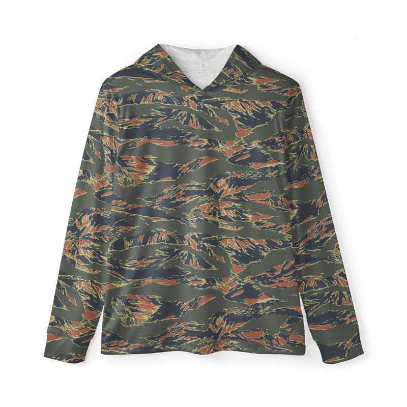 Tiger Stripe Volcanic Ember CAMO Unisex Sports Warmup Hoodie - XS