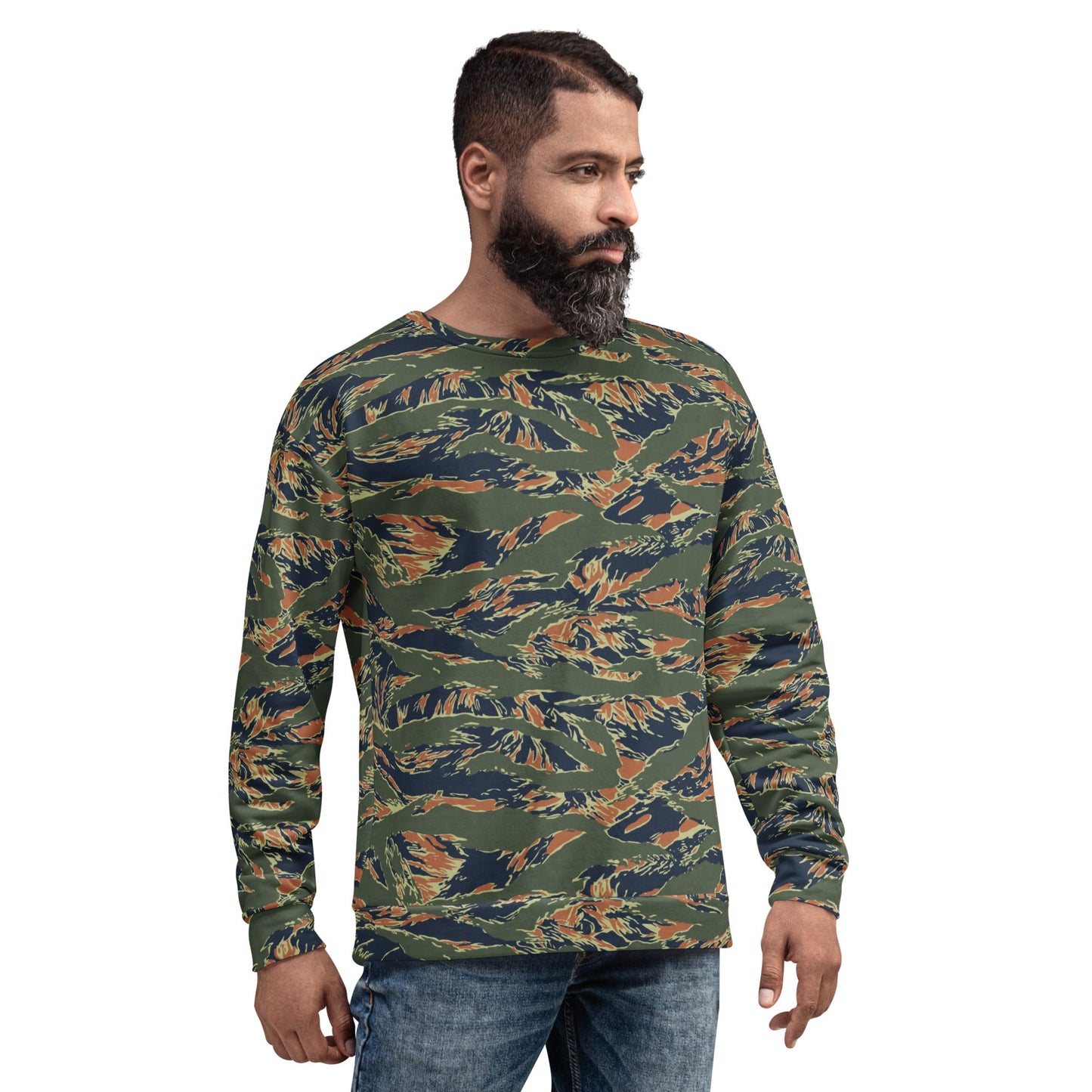 Equador Tiger Stripe Orange CAMO Unisex Sweatshirt