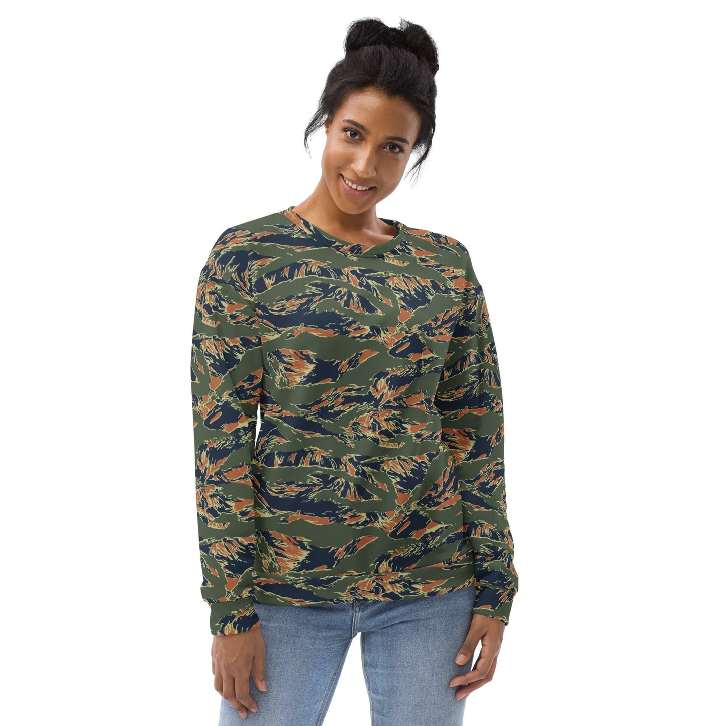 Equador Tiger Stripe Orange CAMO Unisex Sweatshirt