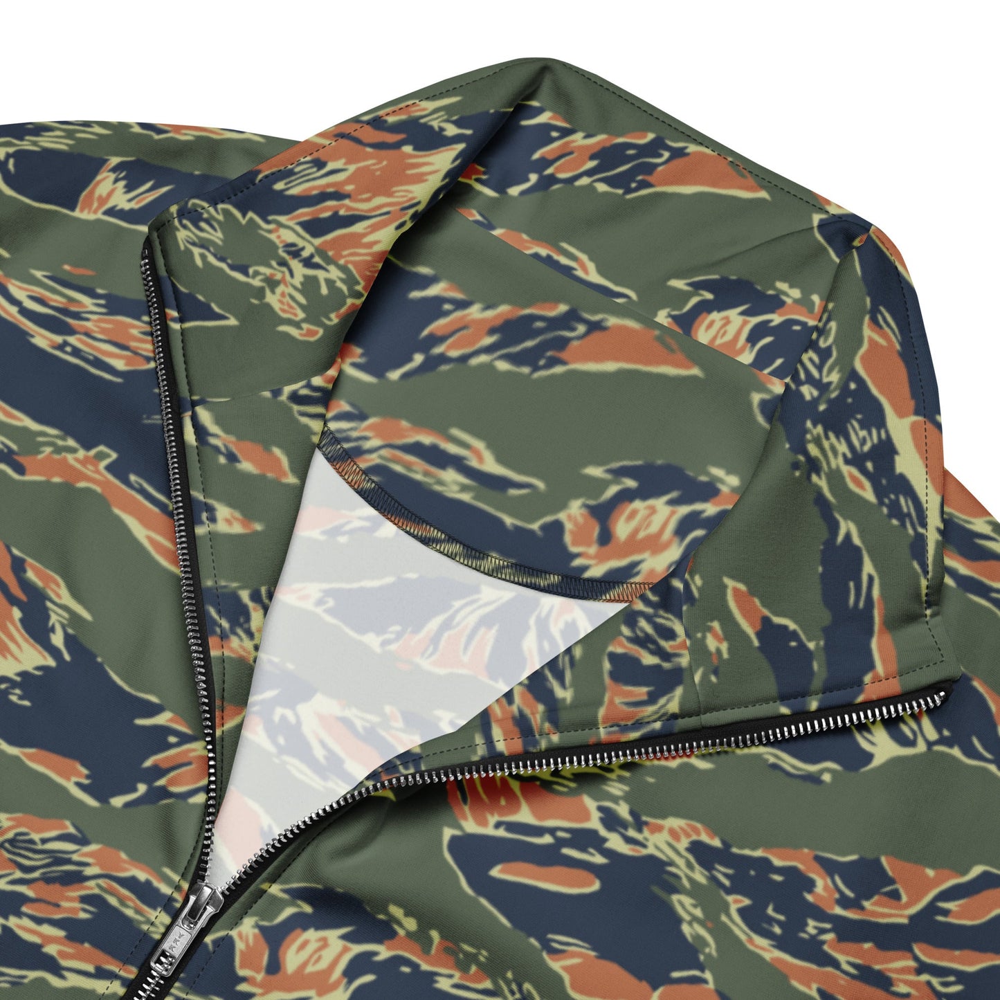 Equador Tiger Stripe Orange CAMO Unisex Track Jacket