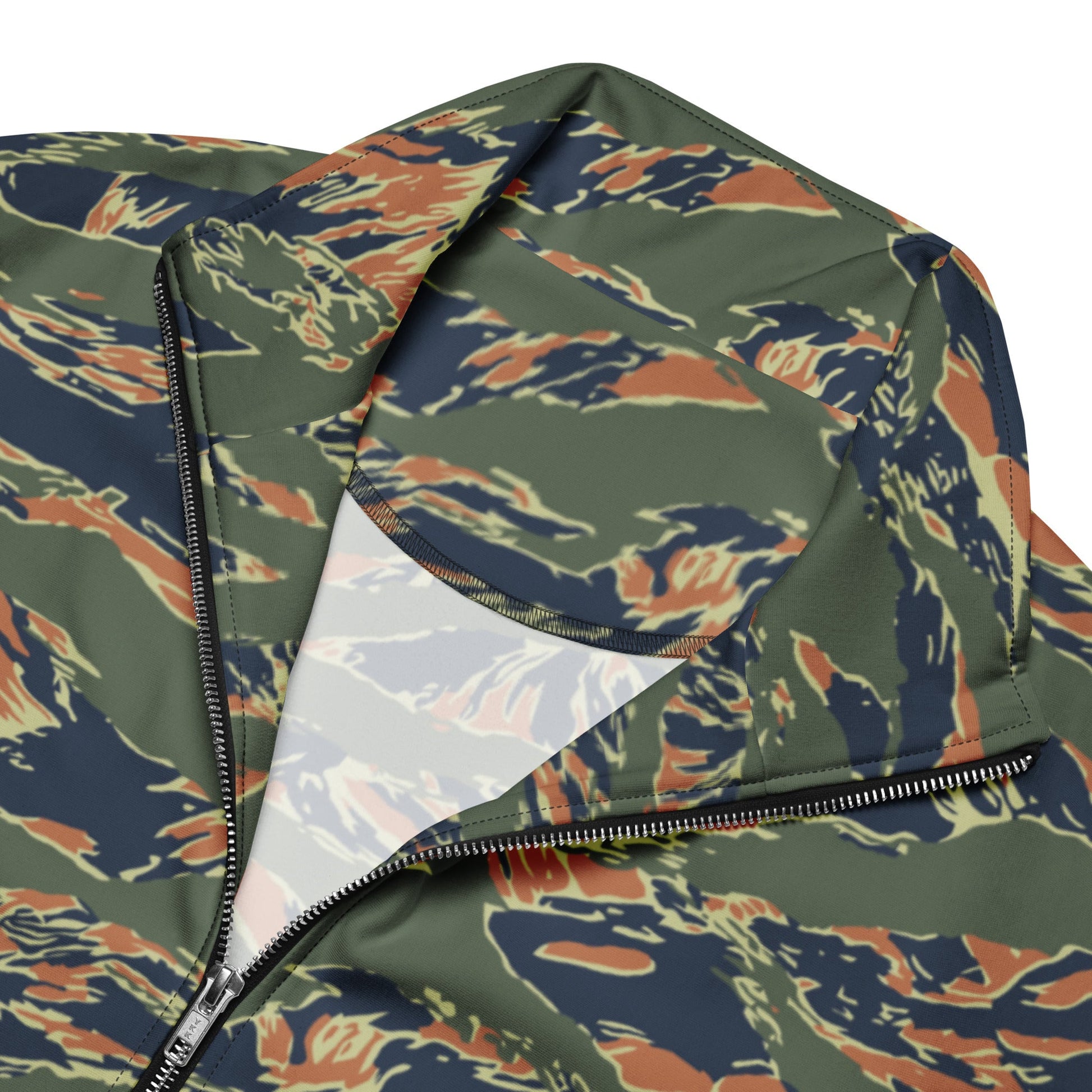 Equador Tiger Stripe Orange CAMO Unisex Track Jacket