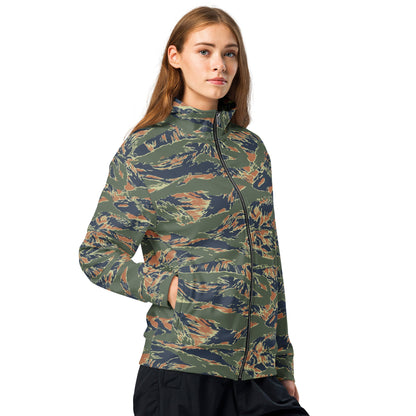 Equador Tiger Stripe Orange CAMO Unisex Track Jacket
