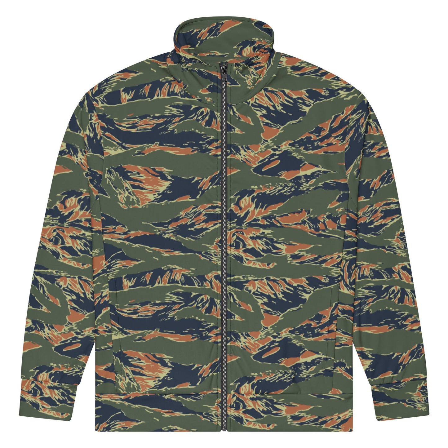 Equador Tiger Stripe Orange CAMO Unisex Track Jacket