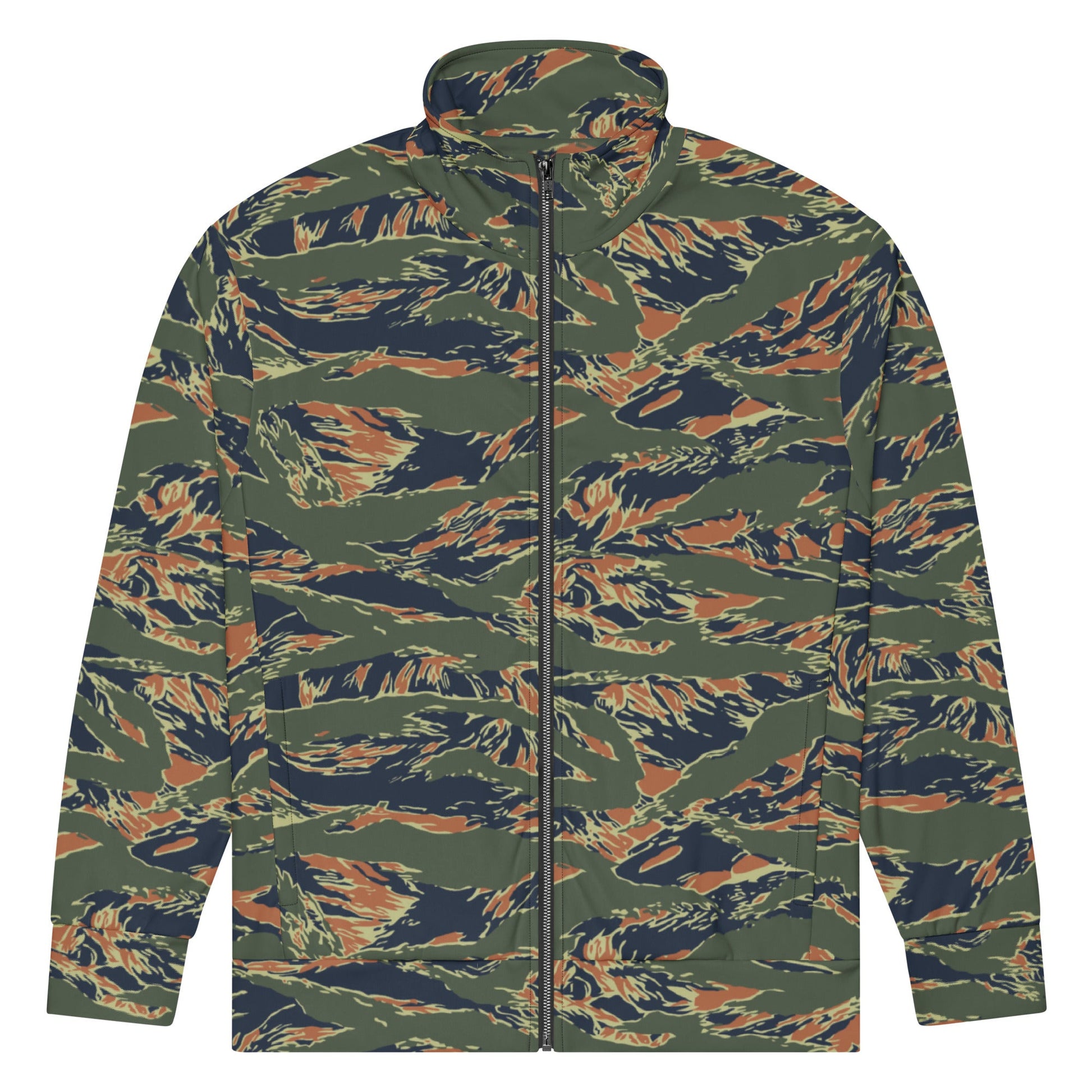 Equador Tiger Stripe Orange CAMO Unisex Track Jacket