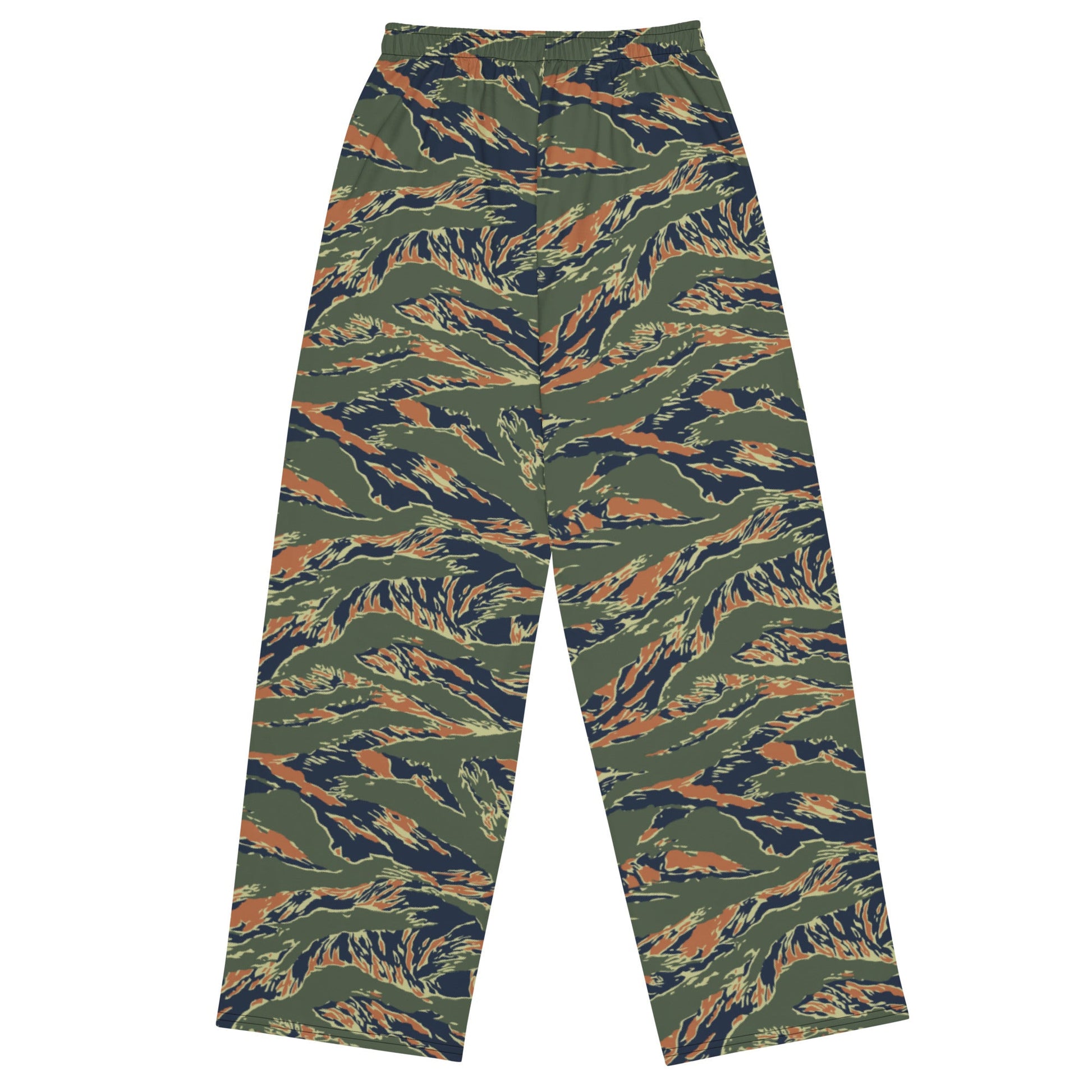 Equador Tiger Stripe Orange CAMO Unisex Wide-Leg Leisure Pants