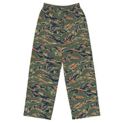Tiger Stripe Volcanic Ember CAMO Unisex Wide-Leg Leisure Pants - 2XS - Pant
