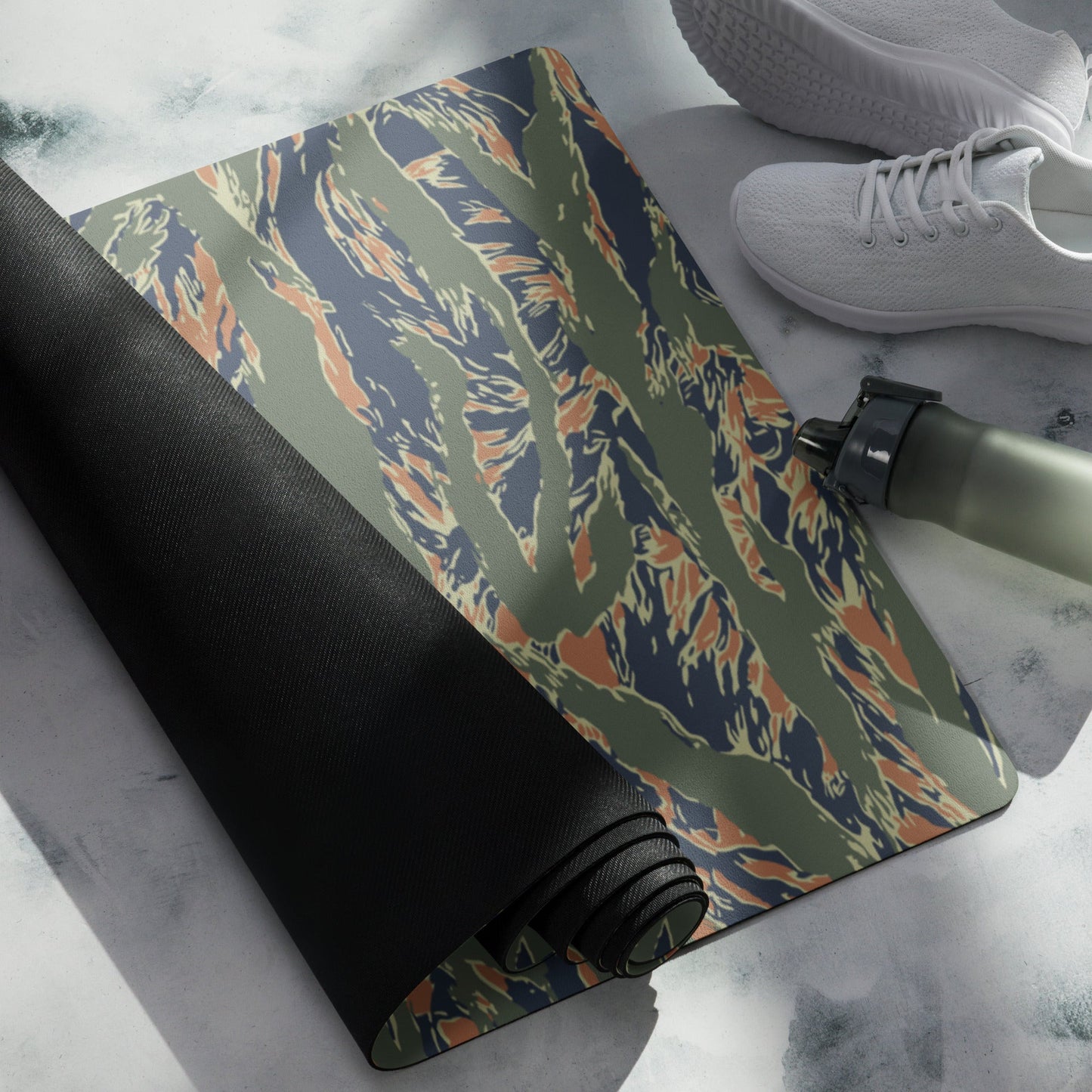 Equador Tiger Stripe Orange CAMO Yoga Mat
