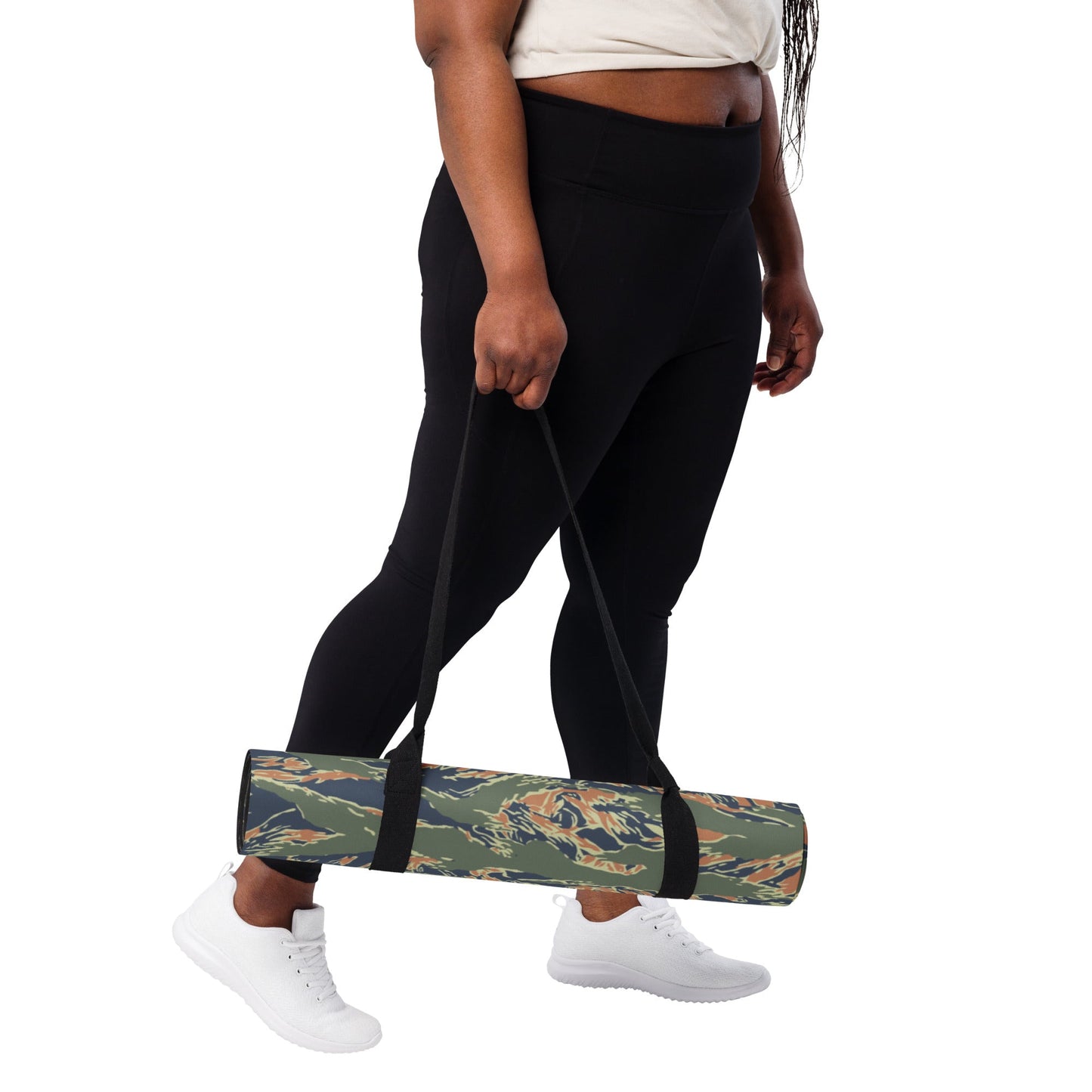 Equador Tiger Stripe Orange CAMO Yoga Mat
