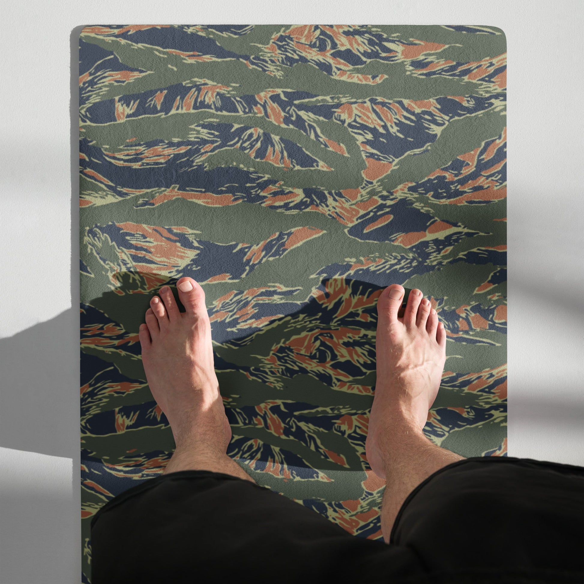 Equador Tiger Stripe Orange CAMO Yoga Mat