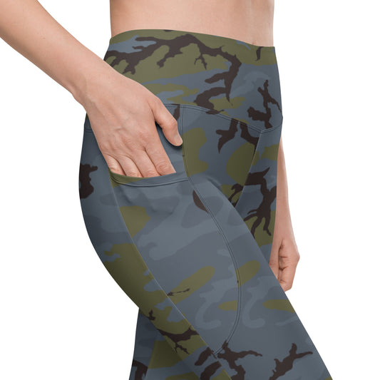 ERDL Black Forest CAMO Leggings with pockets - Womens With Pockets