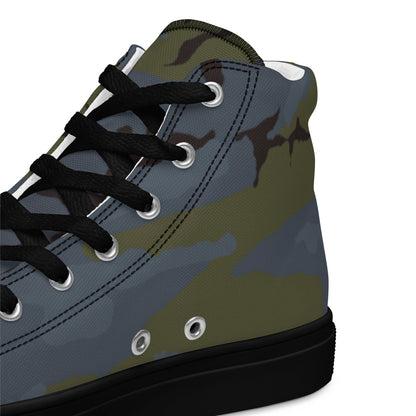 ERDL Black Forest CAMO Men’s high top canvas shoes - Mens High Top Canvas Shoes