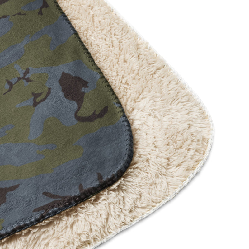 ERDL Black Forest CAMO Sherpa Blanket