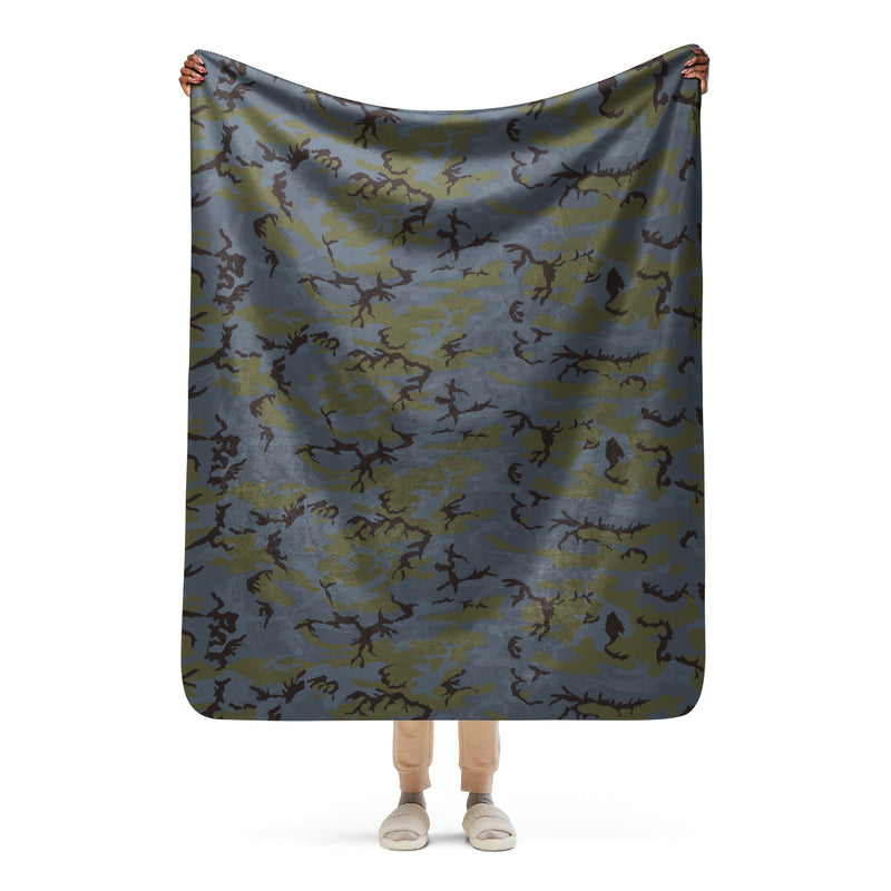 ERDL Black Forest CAMO Sherpa Blanket - 50″×60″