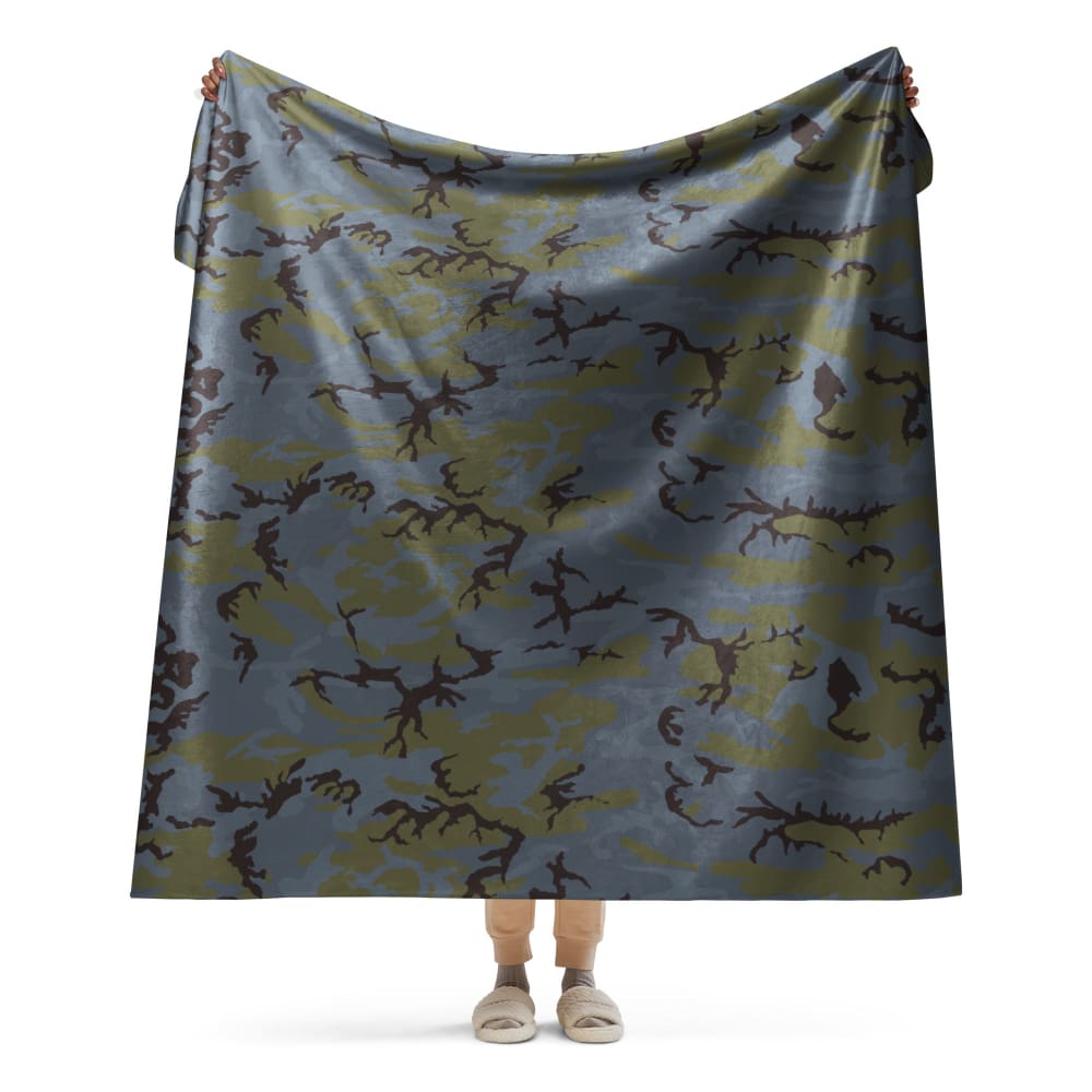 ERDL Black Forest CAMO Sherpa blanket - 60″×80″
