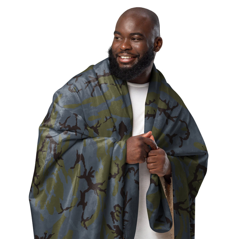 ERDL Black Forest CAMO Sherpa Blanket