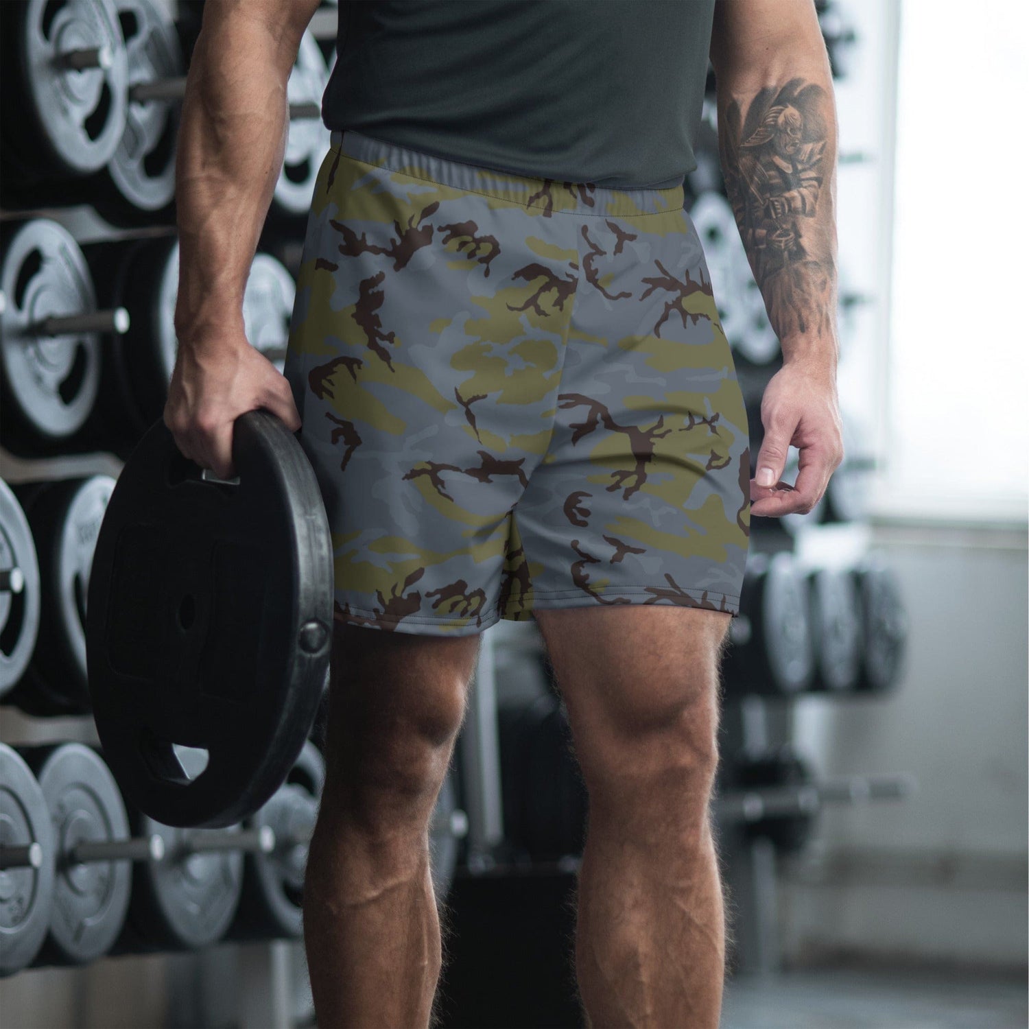 ERDL Black Forest CAMO Unisex Athletic Long Shorts - 2XS