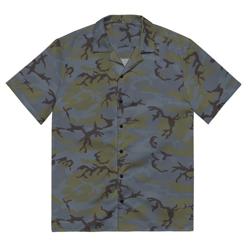 ERDL Black Forest CAMO Unisex Short-Sleeve Button Shirt - 2XS - Button-Up