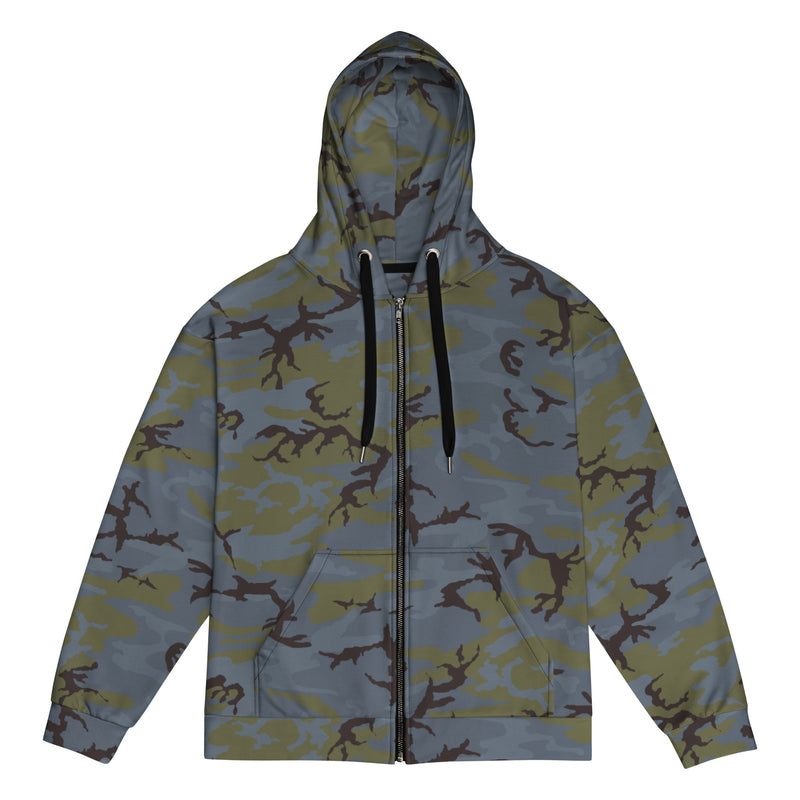 ERDL Black Forest CAMO Unisex Zip Hoodie - 2XS