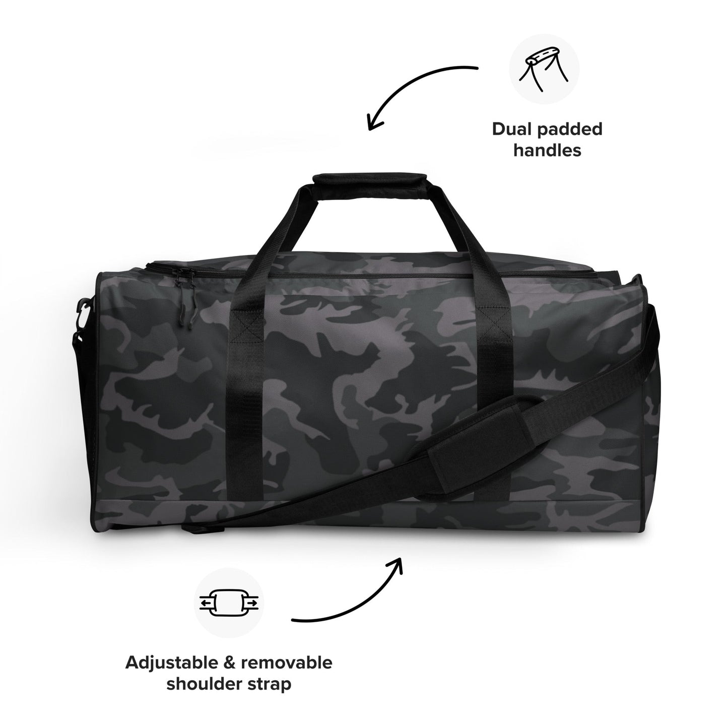 ERDL Black Urban CAMO Duffle Bag