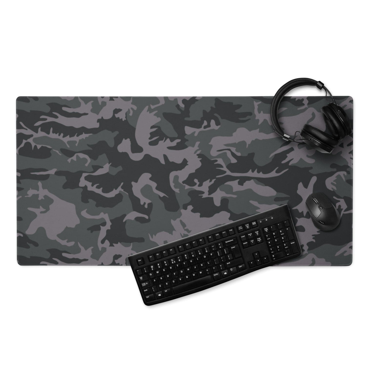 ERDL Black Urban CAMO Gaming mouse pad - 36″×18″ - Mouse Pads