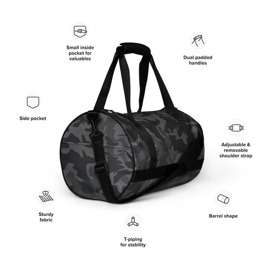 ERDL Black Urban CAMO gym bag - Gym Bags