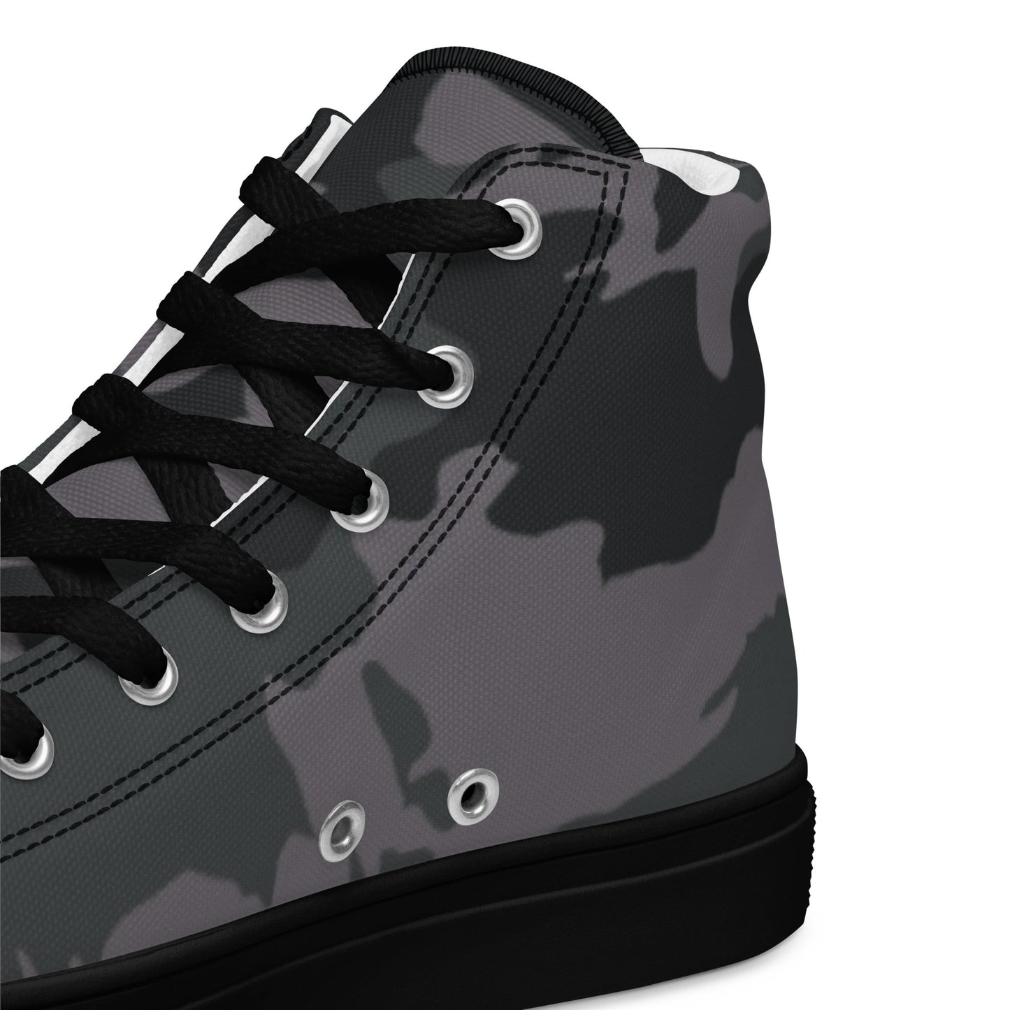 ERDL Black Urban CAMO Mens high top canvas shoes - High Top Canvas Shoes