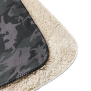ERDL Black Urban CAMO Sherpa Blanket
