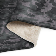 ERDL Black Urban CAMO Sherpa Blanket
