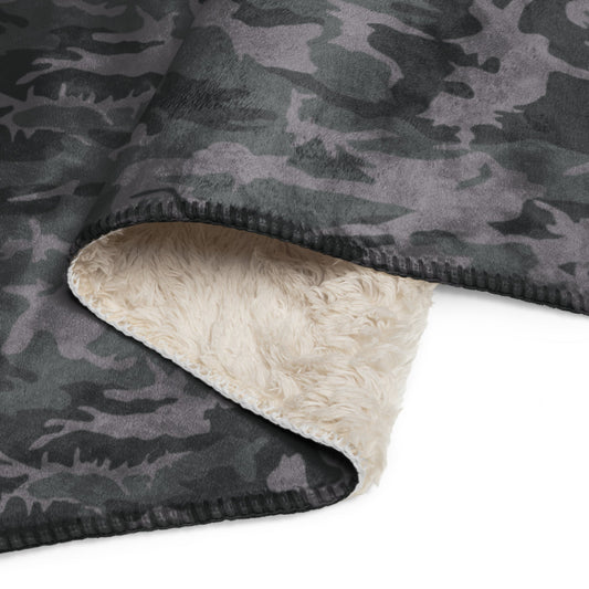 ERDL Black Urban CAMO Sherpa blanket - Blankets
