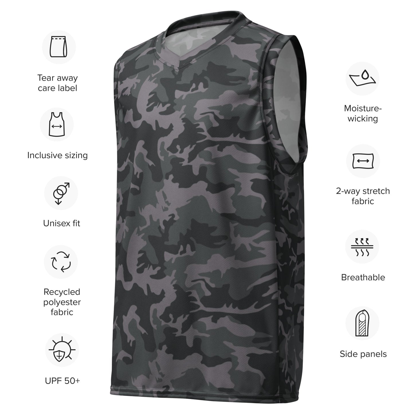 ERDL Black Urban CAMO unisex basketball jersey - Basketball Jerseys
